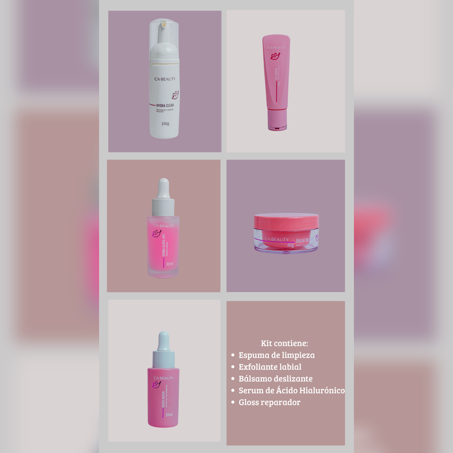 Kit completo HYDRAGLOSS (CA.BEAUTY)