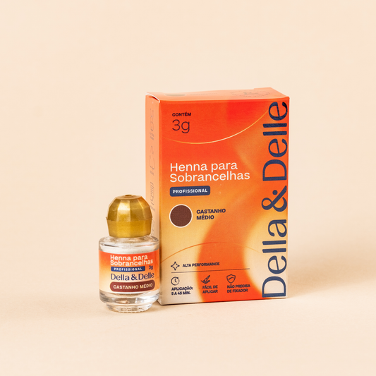 Henna DELLA & DELLE ( Castaño medio)