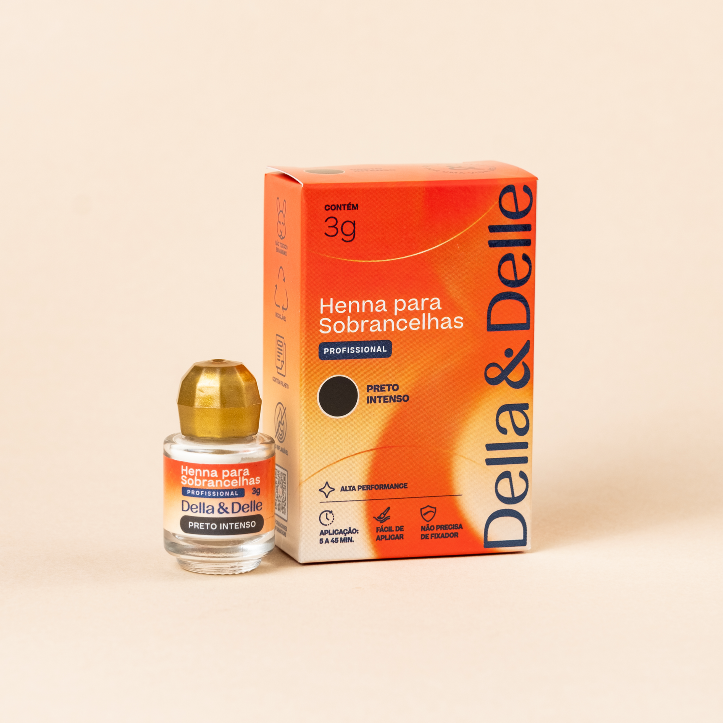 Henna DELLA & DELLE ( Preto intenso)