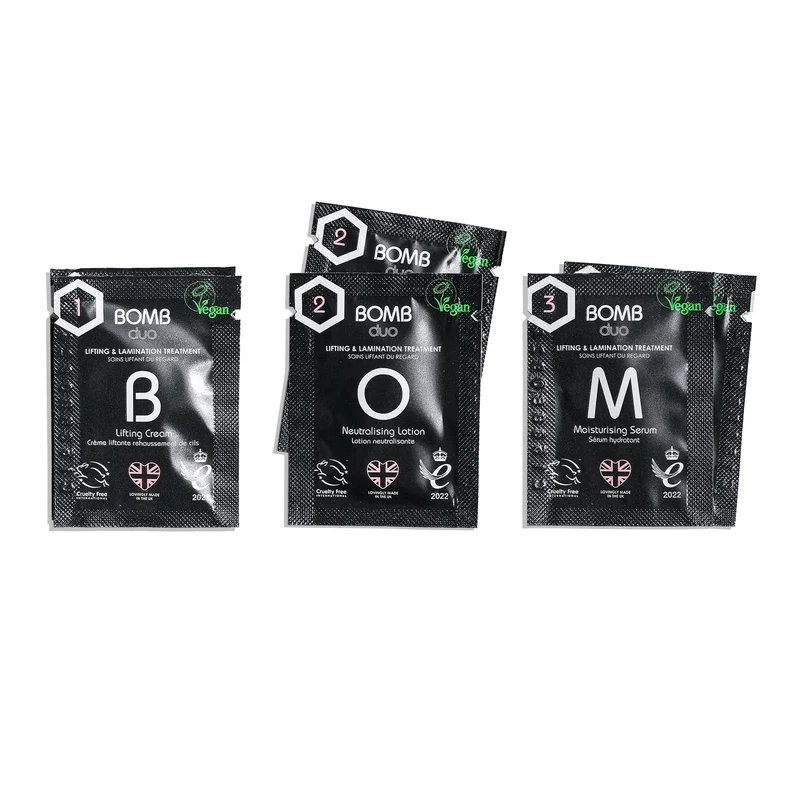 BOMB Duo - Steps 1, 2, 3  BEAUTIFUL BROWS & LASHES