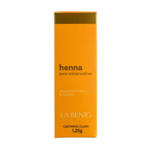 Henna La Benig Alta Fijación Profesional Castaño Claro
