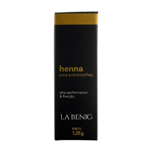 Henna La Benig Alta Fijación Profesional Negro