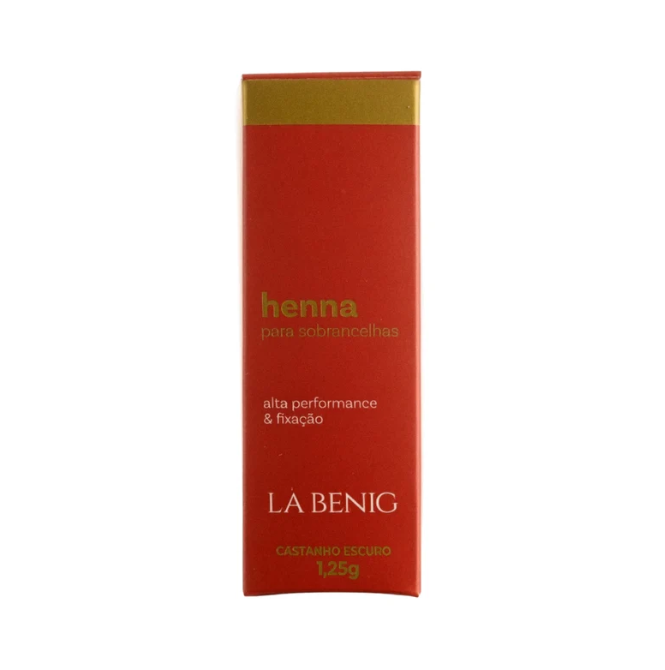 Henna La Benig Alta Fijación Profesional Marrón Oscuro