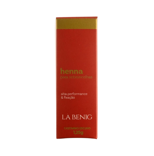 Henna La Benig Alta Fijación Profesional Marrón Oscuro