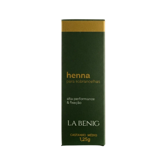 Henna La Benig Alta Fijación Profesional Castaño Medio
